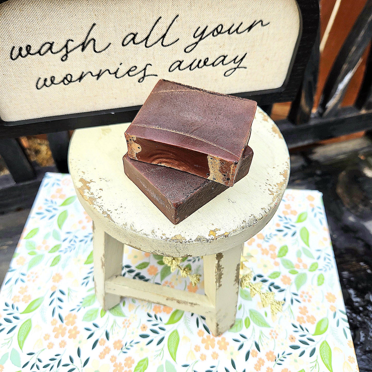 Bourbon Butterscotch soap bar (goats milk) 3.75 oz