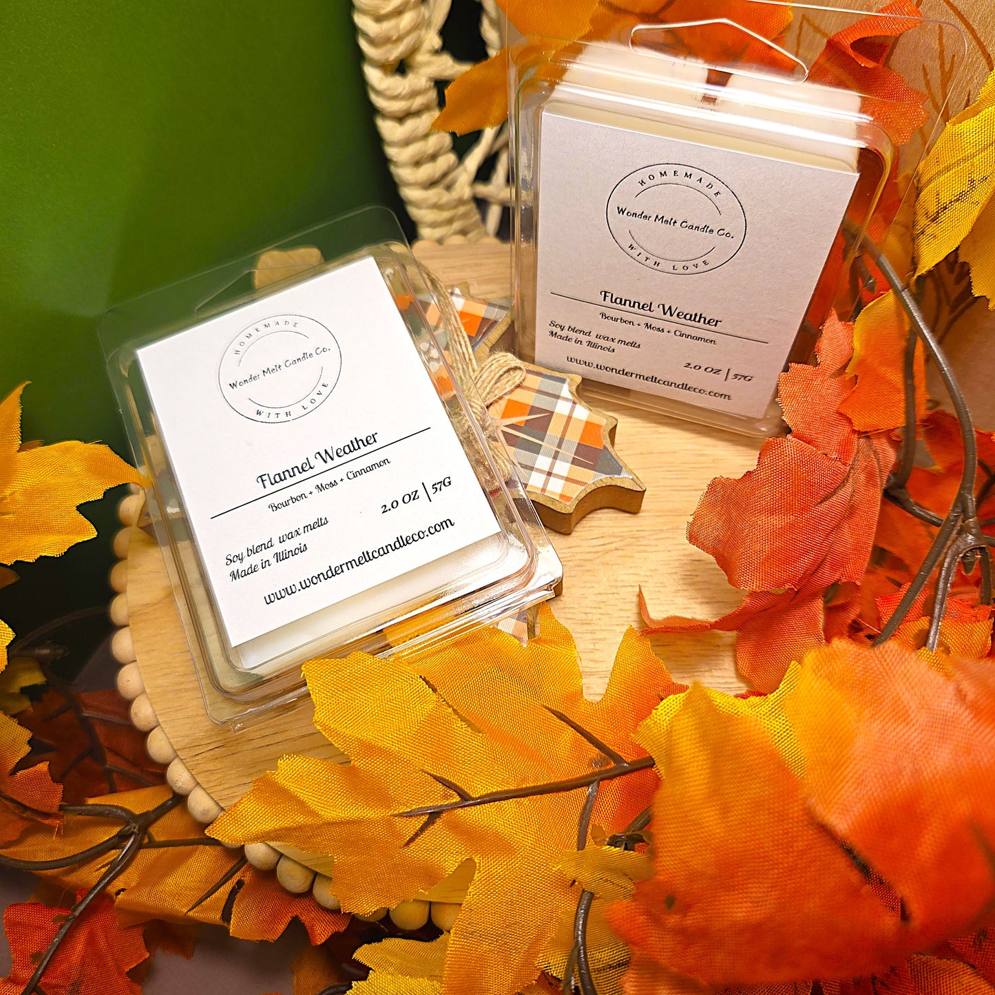 Flannel Weather soy blend melts