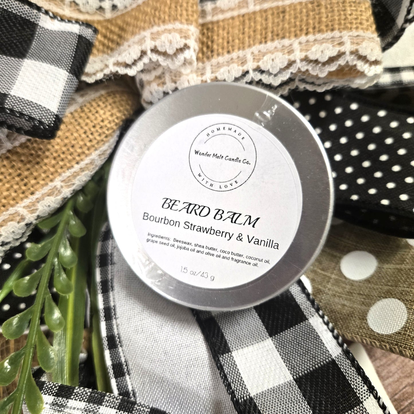 Beard Balm - Bourbon Strawberry & Vanilla
