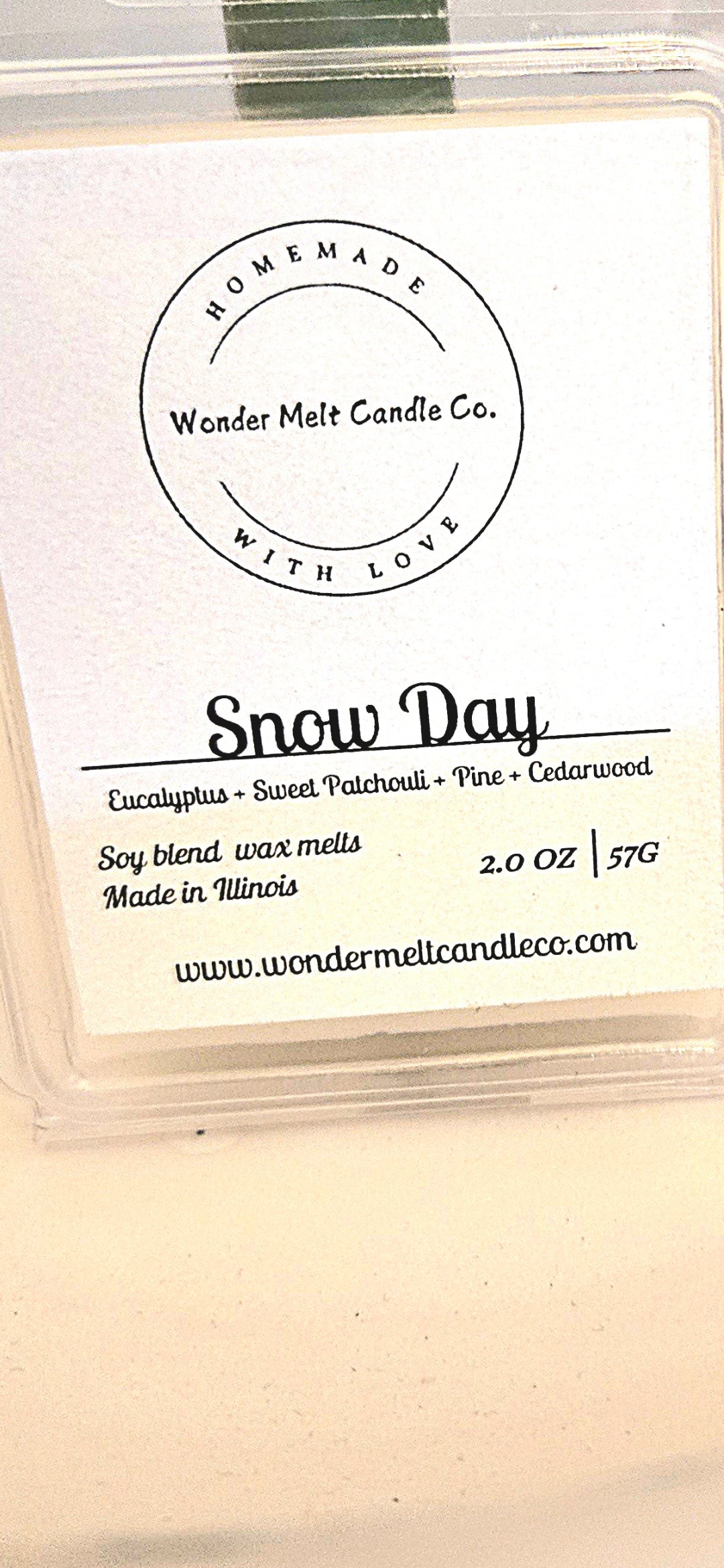 Snow Day Soy Blend wax melt