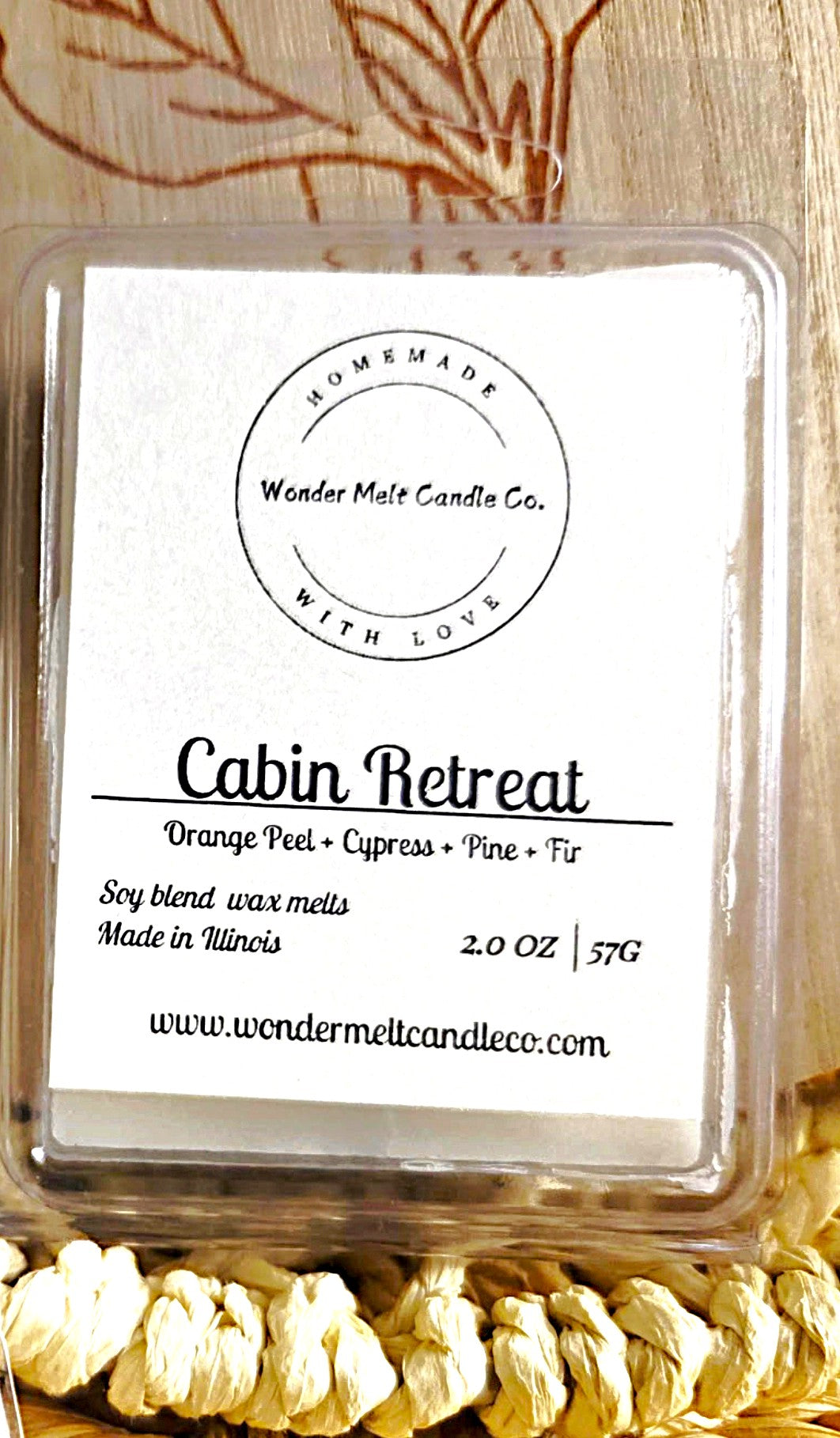 Cabin Retreat soy blend wax melt