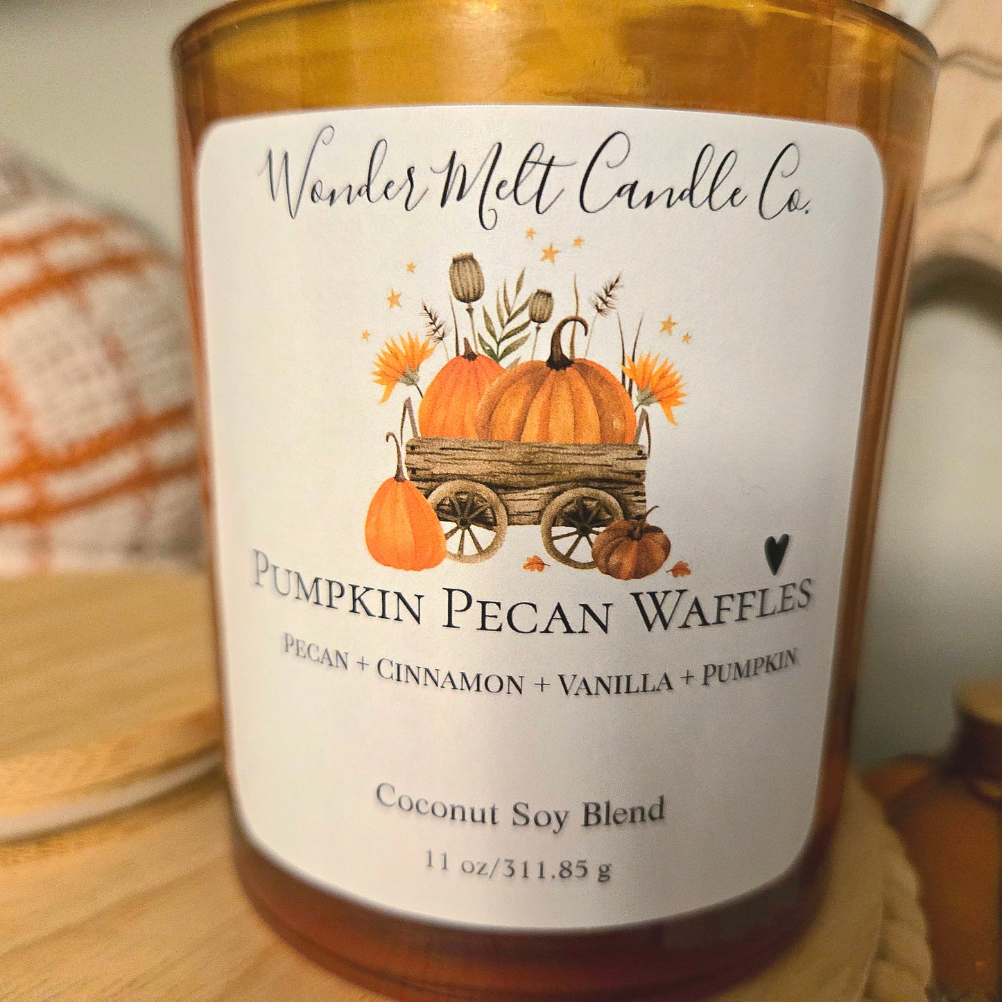 Pumpkin Pecan Waffles 11 oz candle