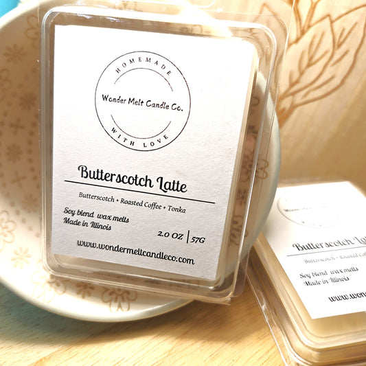Butterscotch Latte soy blend wax melts
