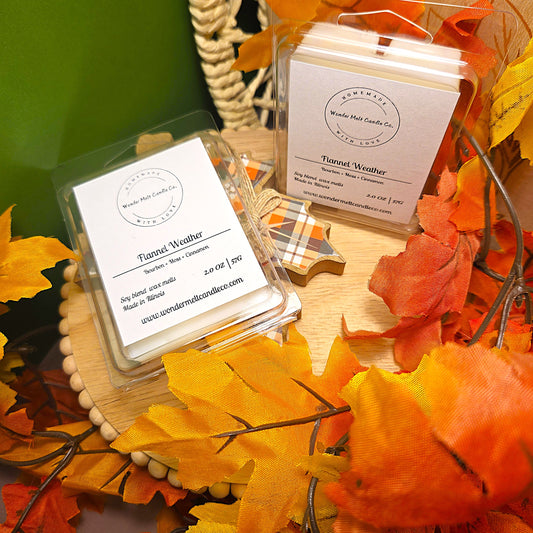 Flannel Weather soy blend melts