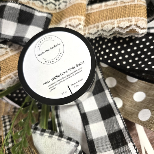 Beef tallow body butter - Berry Waffle Cone