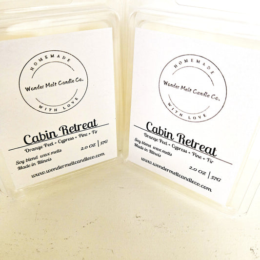 Cabin Retreat soy blend wax melt