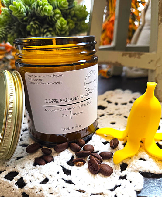 Coffee Banana Bread 7 oz candle