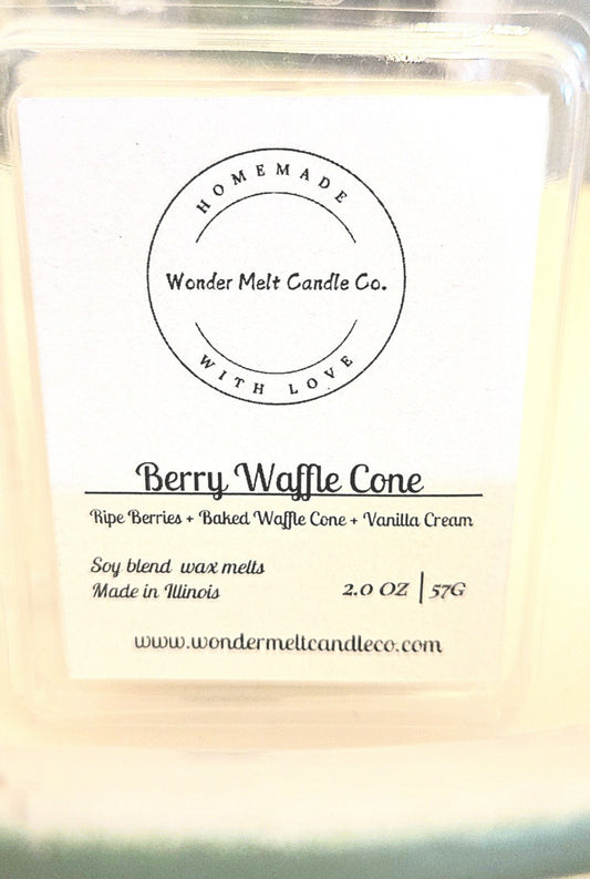 Berry Waffle Cone soy blend wax melts